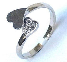🌸Anillo Dos Corazones